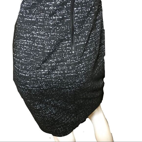 Vince Camuto Lace Marbleized Sleeveless Dress Black Size 4 - Picture 9 of 12